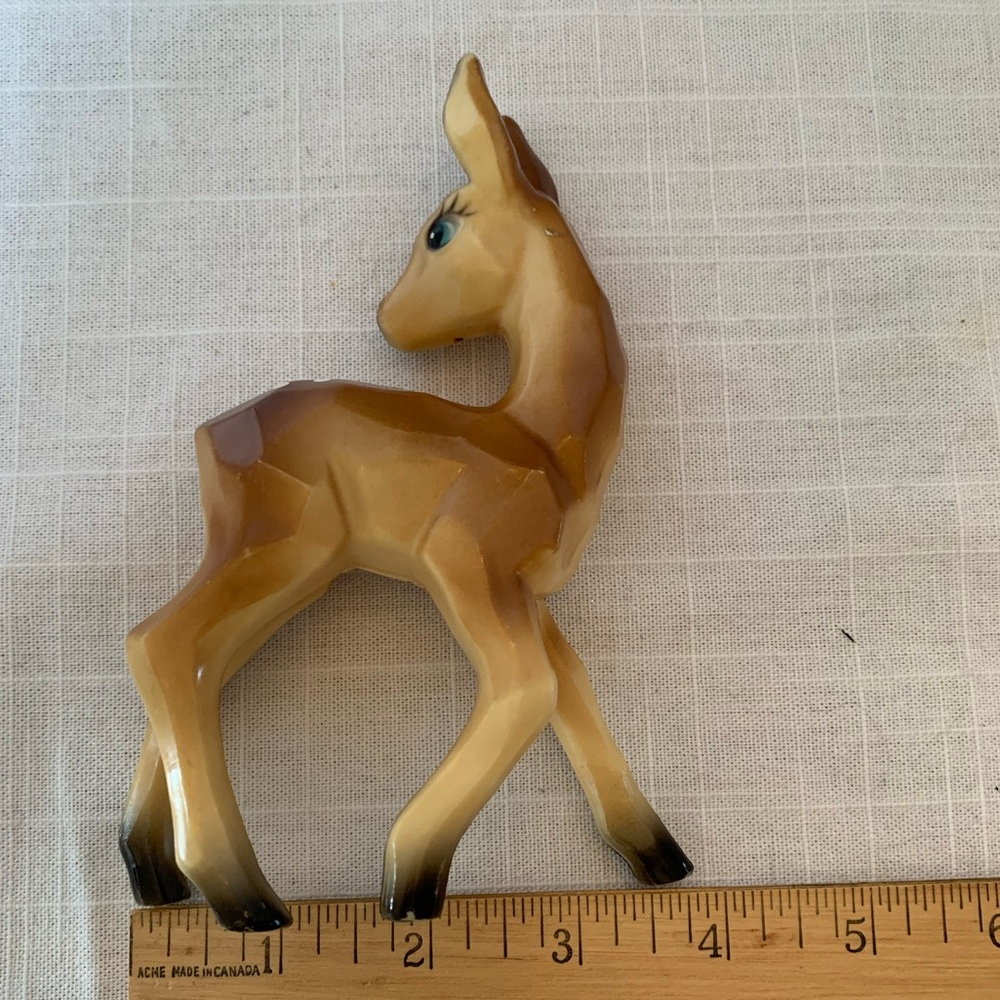 VINTAGE CHRISTMAS DECOR| 2 HTF plastic Deer and an Angel - Picture 10 of 12